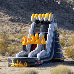 Flame20front 1742926825 FLAME WATER SLIDE 36L x 15W x 19H