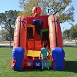 Inflatable Basketball Challenge